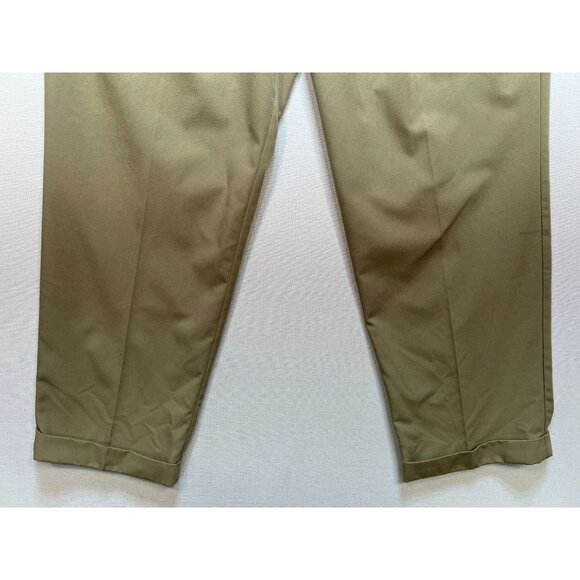 Dockers Men's Relax Fit Straight Leg Dress Pants Pleated Front Size 38x30 Khaki - Picture 7 of 11
